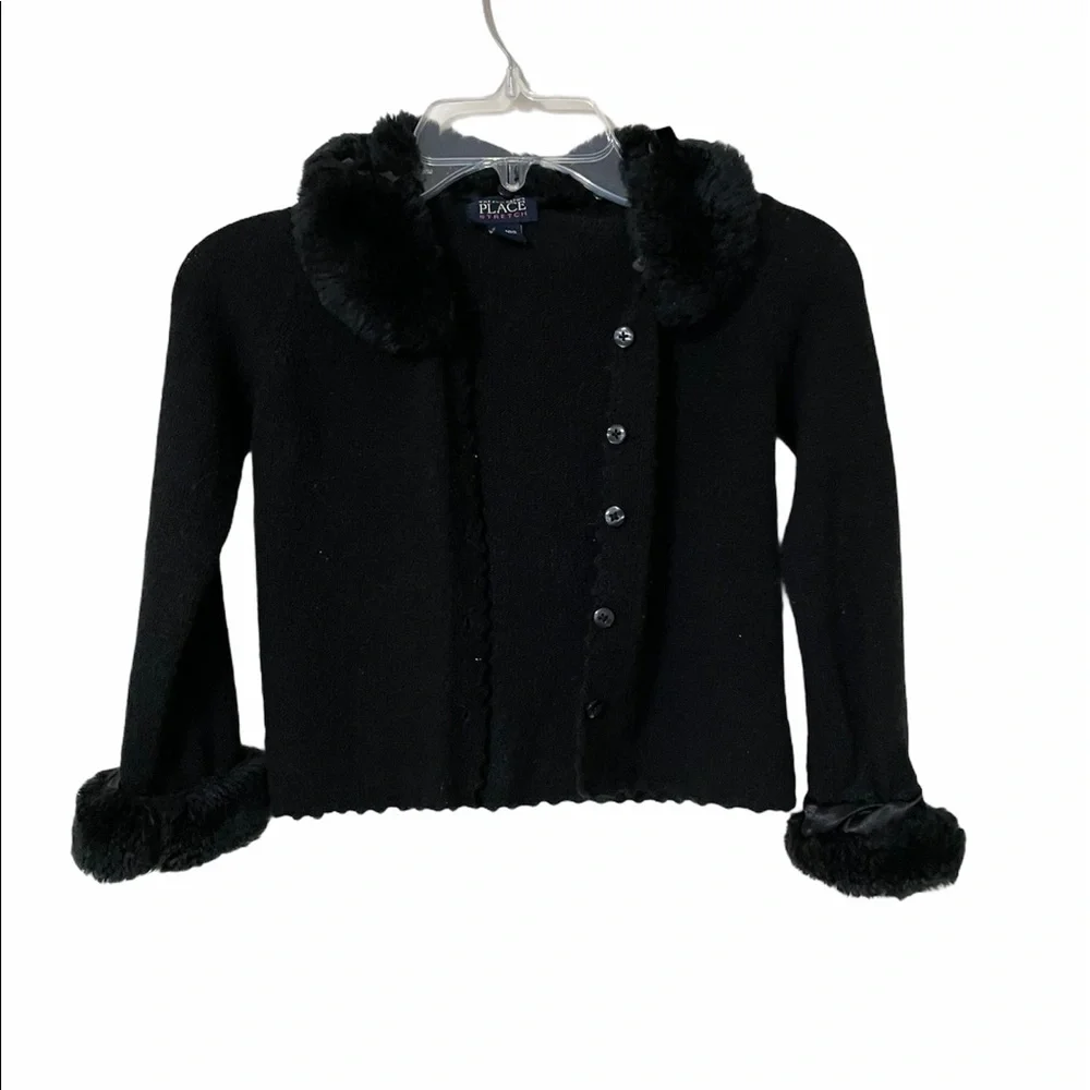 The Children’s Place Black Cardigan Size 24 Months